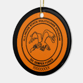 Illinois Staat Politische Gefangenschaft Keramik Ornament (Links)