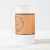 Illinois Staat Politische Gefangenschaft Mattglas Bierglas (Vorderseite Links)