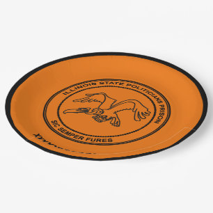 Illinois Staat Politische Gefangenschaft Pappteller