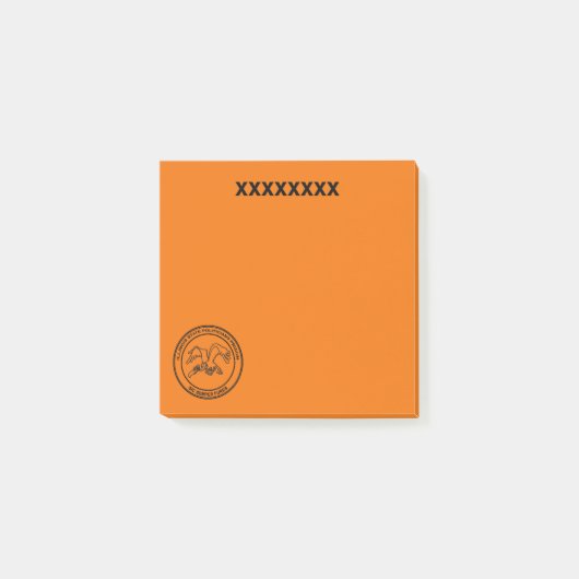 Illinois Staat Politische Gefangenschaft Post-it Klebezettel (Vorderseite)