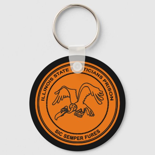 Illinois Staat Politische Gefangenschaft Schlüsselanhänger (Vorderseite)