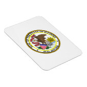 Illinois Staat Siegel Magnet (Rechte Seite)