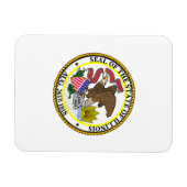 Illinois Staat Siegel Magnet (Horizontal)