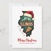 Illinois Staat Spaß Weihnachten (Vorderseite)