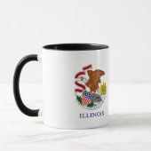 Illinois-Staats-Flaggen-Tasse Tasse (Links)