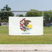 Illinois Staatsflagge Banner (Insitu)