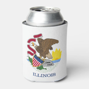Illinois Staatsflagge Dosenkühler