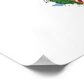 Illinois Staatsflagge Poster (Ecke)