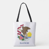 Illinois Staatsflagge Tasche (Rückseite)