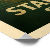 Illinois Starved Rock Staat Park V01 Poster (Ecke)