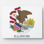 Illinois State Flag Fotoplatte (Vorderseite)