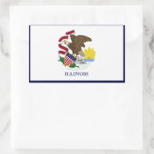 Illinois State Flag Sticker (Tasche)