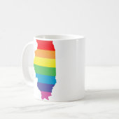 illinois stolz. gestreift. kaffeetasse (Vorderseite Links)