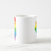 illinois stolz. gestreift. kaffeetasse (Mittel)