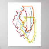 Illinois Stolz Poster (Vorne)