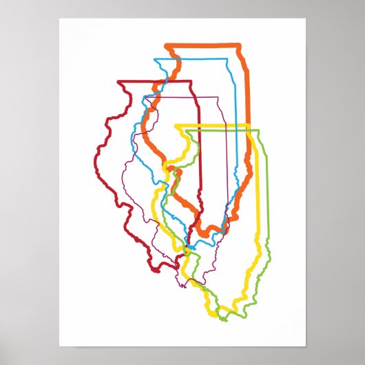 Illinois Stolz Poster (Vorne)