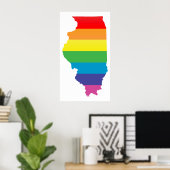 Illinois Stolz. Poster (Heimbüro)