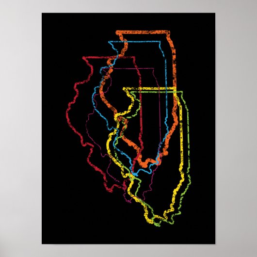 Illinois Stolz Poster (Vorne)