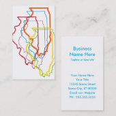 Illinois Stolz Visitenkarte (Vorne/Hinten)