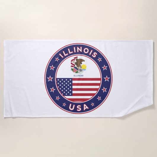 Illinois Strandtuch (Vorderseite)