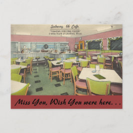 Illinois, Subway 66 Cafe, Litchfield Postkarte
