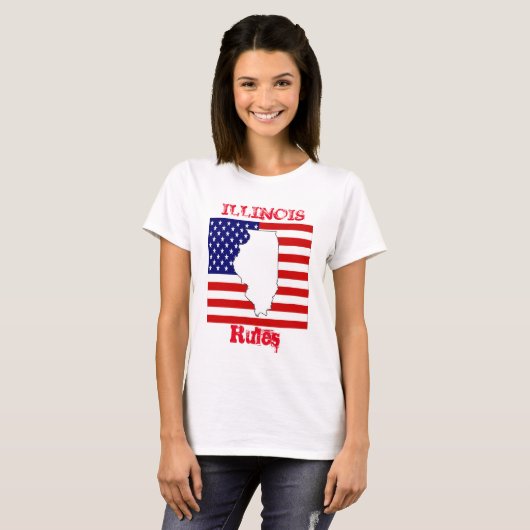 ILLINOIS T-Shirt (Vorne ganz)