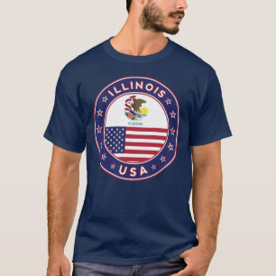 Illinois, T - Shirt Illinois,