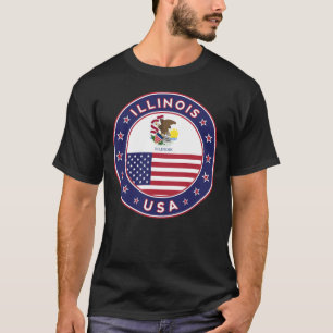 Illinois, T - Shirt Illinois,