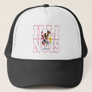 Illinois-Text Truckerkappe