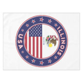 Illinois Tischdecke (Vorderseite (Horizontal))