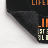 Illinois Total Solar Eclipse zweimal im Leben 2 Mousepad (Ecke)