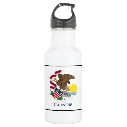 Illinois Trinkflasche (Vorderseite)