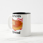Illinois Two-Tone Mug Zweifarbige Tasse (Vorderseite Links)