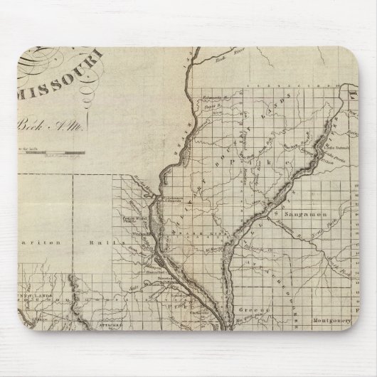 Illinois und Missouri 3 Mousepad (Vorne)