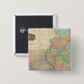 Illinois und Missouri Button (Vorne & Hinten)