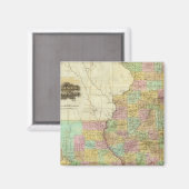 Illinois und Missouri Magnet (Vorderseite/Rückseite)