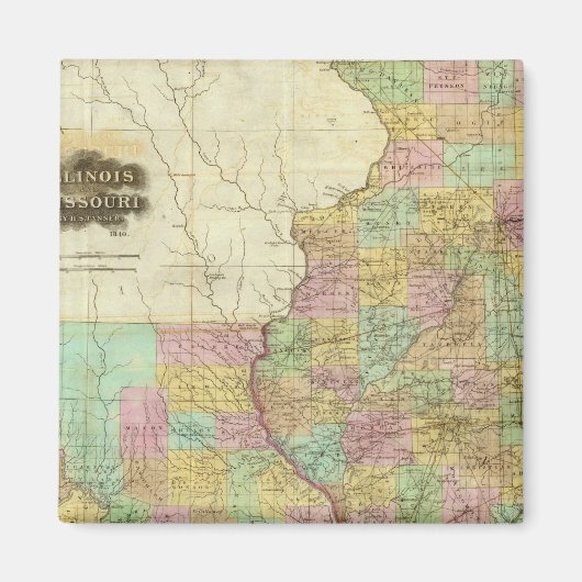 Illinois und Missouri Magnet (Vorne)