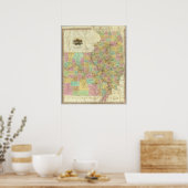 Illinois und Missouri Poster (Küche)