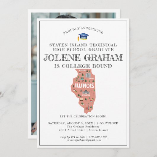 Illinois | Uni Bound Graduation Party (Vorne/Hinten)