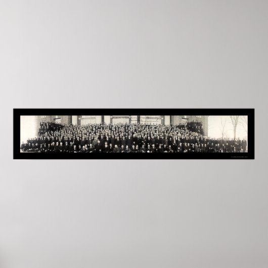 Illinois University Students Foto 1909 Poster (Vorne)