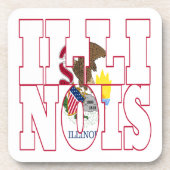 Illinois Untersetzer (Vorderseite)