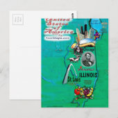 Illinois USA Card Postkarte (Vorne/Hinten)