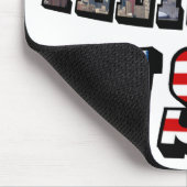 Illinois USA Flag & Staat Foto Text Mousepad (Ecke)