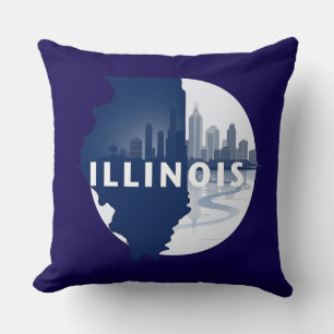 Illinois USA Kissen
