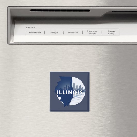 Illinois USA Magnet (In Situ (Geschirrspüler))