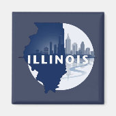 Illinois USA Magnet (Vorne)