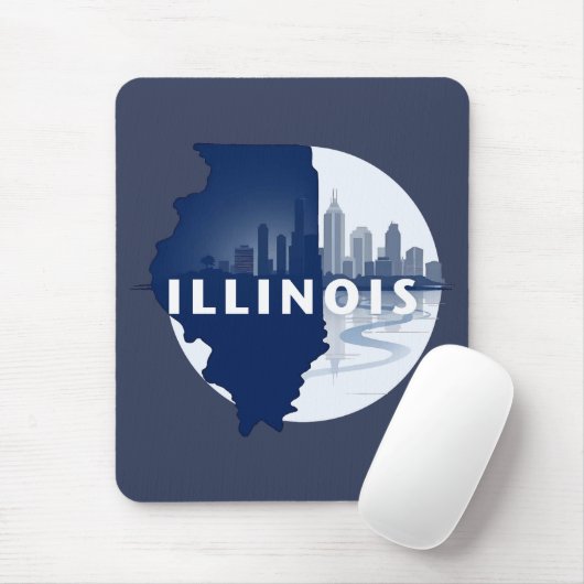 Illinois USA Mousepad (Mit Mouse)