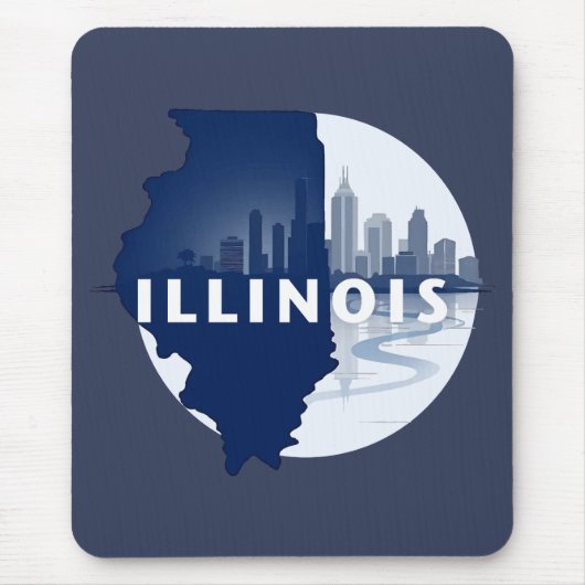 Illinois USA Mousepad (Vorne)