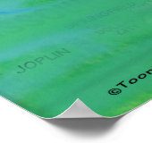 Illinois USA Poster (Ecke)