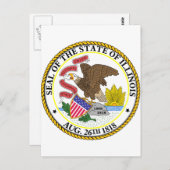 Illinois, USA Postkarte (Vorne/Hinten)